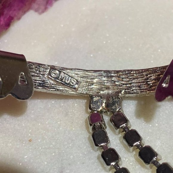 MUSI Vintage Rhinestone Shoe Clips (EUC) - Picture 4 of 7